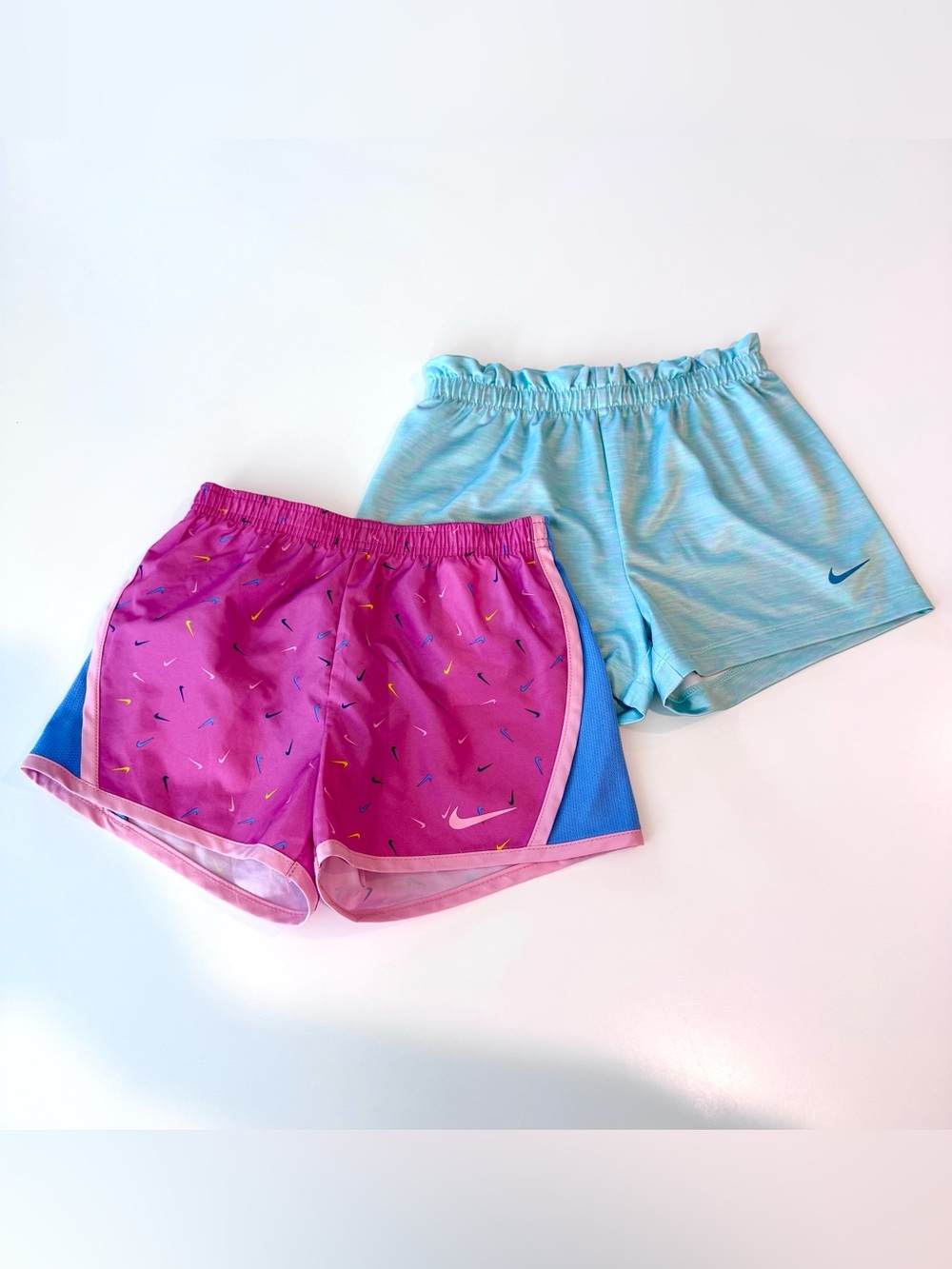 Nike Girls' Athletic Dri-Fit Shorts Bundle of 2, Size 6